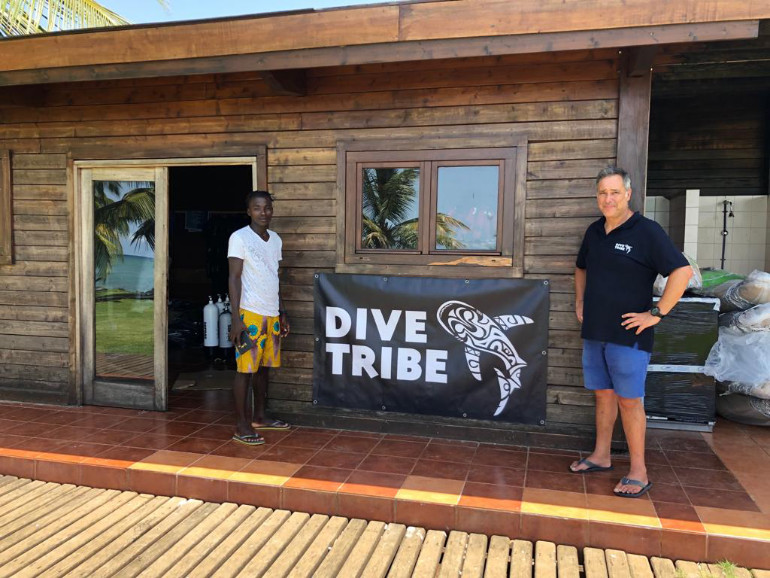 Dive Tribe diving centre in the island of Sao Tome